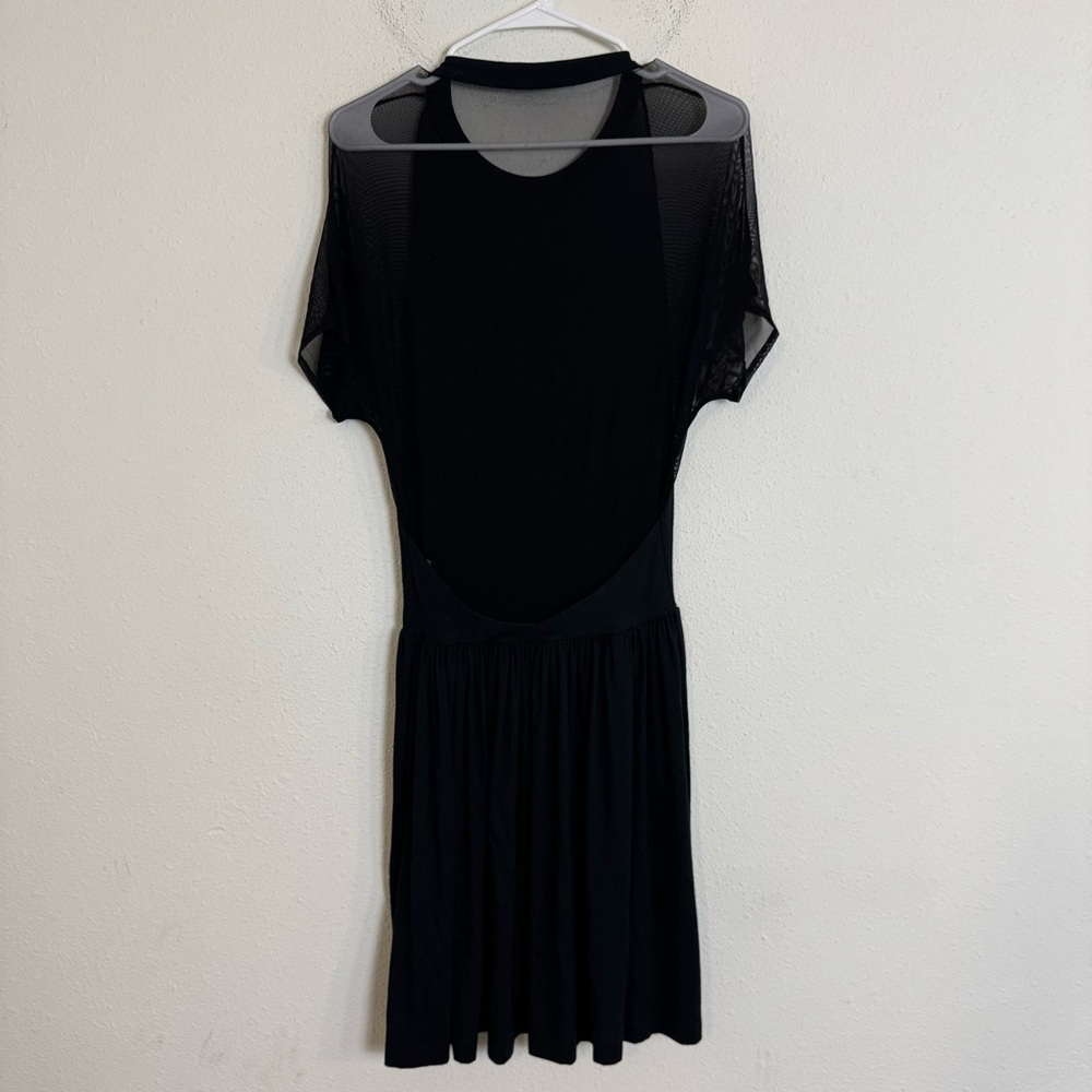 Opening ceremony Black Mesh short sleeve Dress - Picture 4 of 4